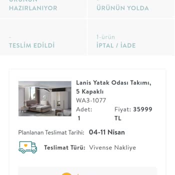 Vivense'den Paramı Geri Alamıyorum