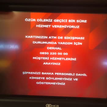 Ziraat Bankası ATM Para El Koyma Problemi