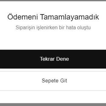 Nike Ürün Ödememi Tamamlamıyor