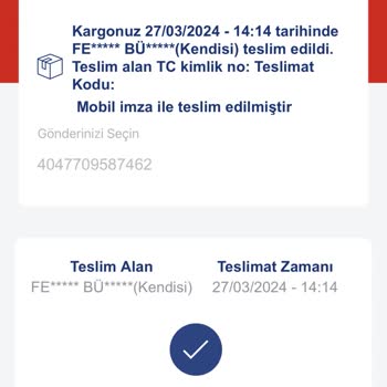 Aras Kargo Çok Güzel Önem Veriyor