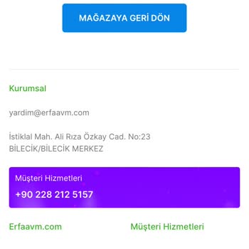Erfa AVM Aldatıcı Reklam Verme