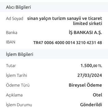 Turkuaz Beach Otel Akçakoca Turkuaz Beach Otelde Şahsıma Yapılan Saygısızlık!