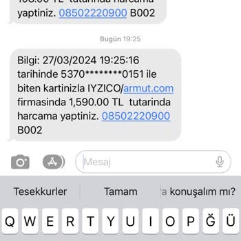 Armut Onayım Olmadan Kartımdan Çekim Yaptı