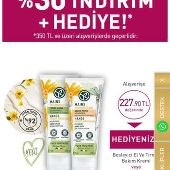 Yves Rocher Hediye Görselleri Yanıltmacası