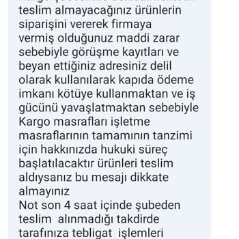 Sa_ayakkabi (Instagram) Tehdit Mesajı