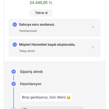 Hepsiburada Teslim Edilemeyen Ürün Sorunu