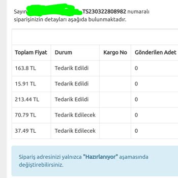 BKM Kitap Siparişimi İptal Etmek İstiyorum