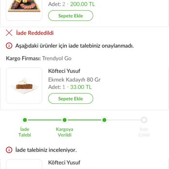 Köfteci Yusuf Yüksek Para Alıp Düşük Gramaj Ürün Yolluyor