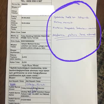 Yataş Sorun Çözülmeli En İyi Yatak Ama Sorun Devam Ediyor