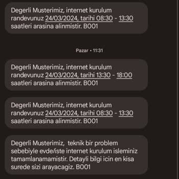 Türk Telekom İnternet Kurulumuna Gelmiyor!
