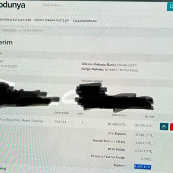 Technodunya Her Gün Kargoya Verilecek Siparişim