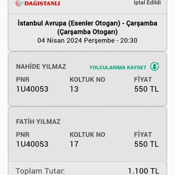 Obilet Te Biletler Daha Fazla Fiyata Satılmak İçin İptal Ediliyor