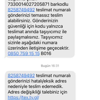 Trendyol Express Kargo Teslimat Sorunu