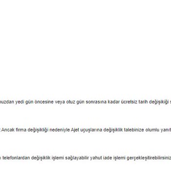 THY AJet'e Aktarılamayan Biletlerden Dolayı Yaşanılan Mağduriyet