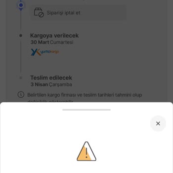 Hepsiburada Sipariş İptal Sorunu