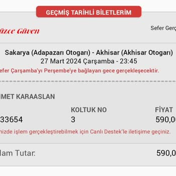 Obilet Tam Vaktinde Geldiğim Halde Beni Almadan Gitti Düzce Güven