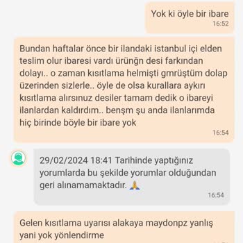 Dolap Fazla Komisyon Kesintisi Yapıyor & İlan Mesaj Sistemi Problemli