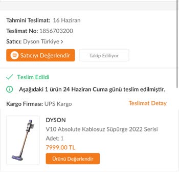 Dyson V10 Absolute Başlığı Bozuldu Ve Orijinal Başlığını Aylar Geçti