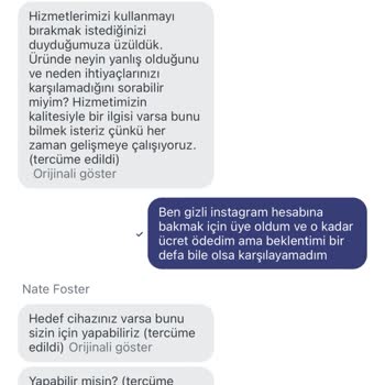 EyeZy Gizli Hesap İzleme Hizmetinde Yaşanan Hayal Kırıklığı