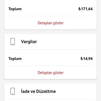 Vodafone İade Düzeltme Adı Altında Kullanıcılarını Mağdur Ediyor.