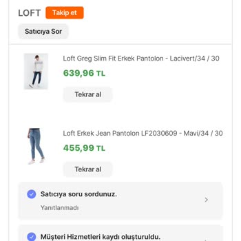 Loft Markası Gecikme Şikayeti