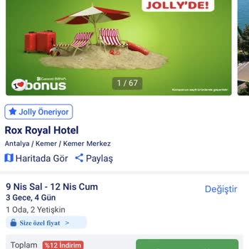 Rox Royal Hotel & Jolly Tur Cinsiyet Ayrımcılığı