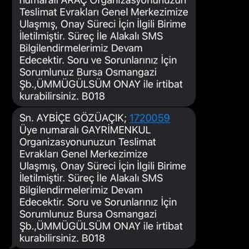 Eminevim Araç Teslimat Uzaması