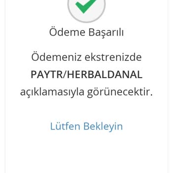 Herbaldanal Sitesinde 24/03/2024.2 Adet Ürün Sipariş Verdim Gelmedi