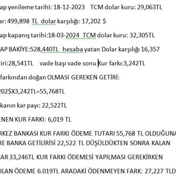 Ziraat Katılım Bankası Ziraat Katılım Kkm Hesaplarda Kur Farkını Ödemiyor