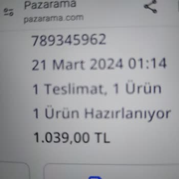 Pazarama Sipariş Verdim Ne Sipariş Geldi Ne De İptal Edildi