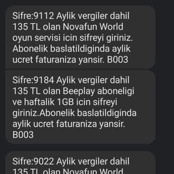 Vodafone İstemdışı Abonelik Başlatma