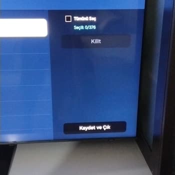 Samsung "Kanal Düzenleme" Fonksiyonu Çıkmıyor
