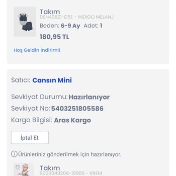 LCW Cansın Mini Sipariş Gönderimi Hazırlanıyor Demesi