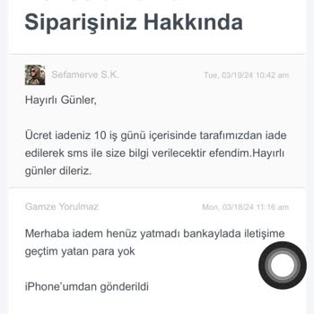 Sefamerve İade İşlemlerinde Yaşanan Sorunlar