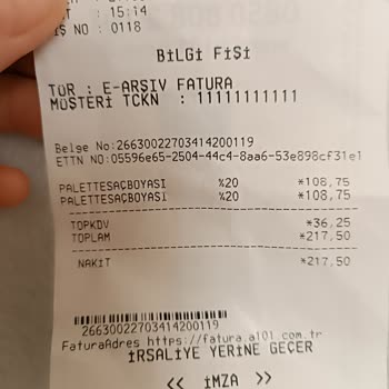 Palette Açık Kahve Siyah Oldu