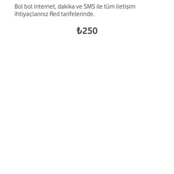 Vodafone Tarife Taahhüdüne Uymaması