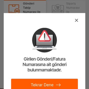 MNG Kargo Takip No Çalışmıyor.