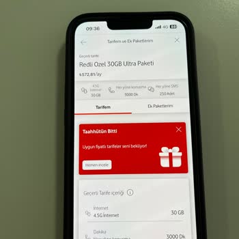 Vodafone Tarife Ayıbı Ve Yardımcı Olunmaması