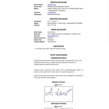 N11 Sıfır TV Değişim Mağduriyeti