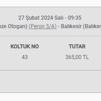 O-BİLET Ve Pamukkale Firmasındaki Fatura Sorunu