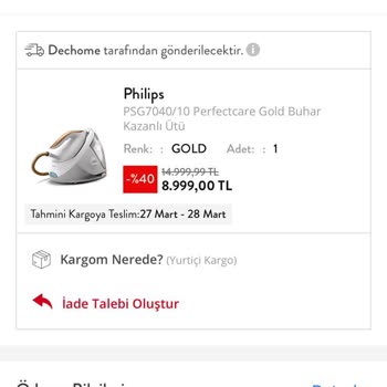 Beymen Yanlış Gönderilen Ürün Hatasının Düzeltilmemesi