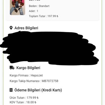 Modamızbir.com Siparişimi İptal Ettiğim Ürünün Ödemesini Yapmadı