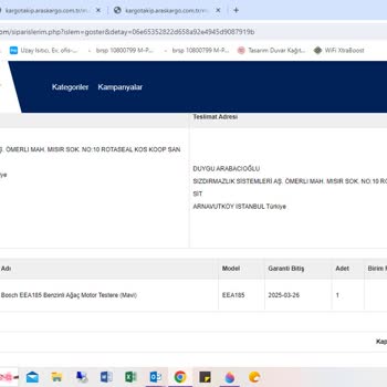 Ekinler El Aletleri Firması Mağduriyet Hakkında