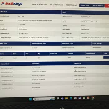 Sürat Kargo Mardin Şubesi Günlerdir Paketimi Getirmiyor