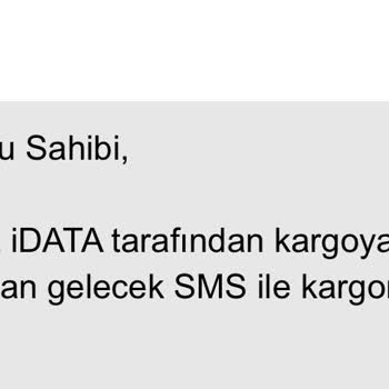 Aras Kargo Takip No Paylaşılmadı