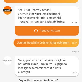 Trendyol Ya Yanlış Kargo Düzeltememe Sorunu