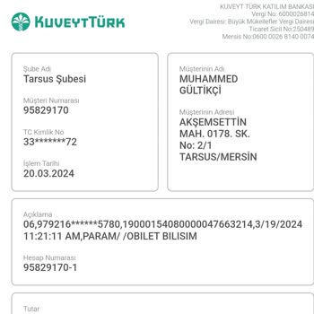 Obilet Eksik Para İadesi