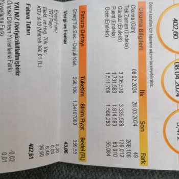 Enerjisa Başkent Satışın Tutarsız Elektrik Faturası