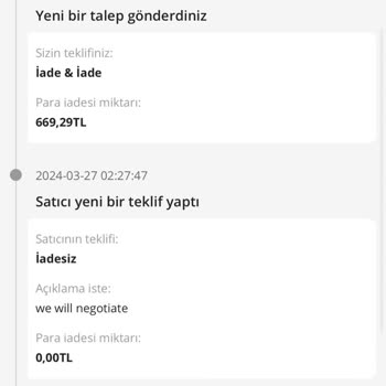 Aliexpress İade Hakkımı Kullanmama İzin Vermiyor!