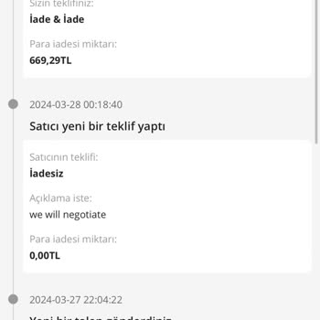 Aliexpress İade Hakkımı Kullanmama İzin Vermiyor!